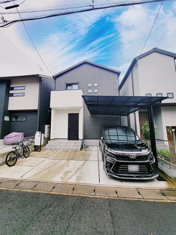 桃山南大島町の前面道路含む現地写真