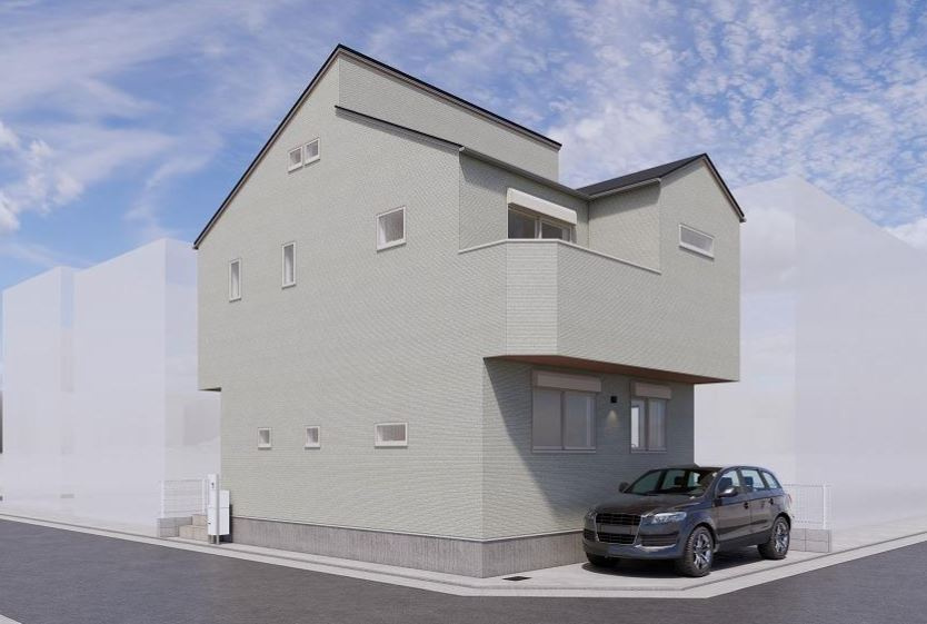 仲介手数料無料　横浜市南区六ツ川２丁目の外観パース