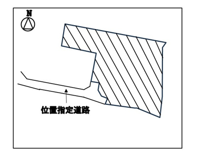 【区画図】 | 長地源2丁目　売地⑥