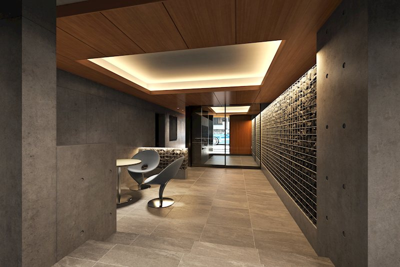 ZOOM下丸子のロビー