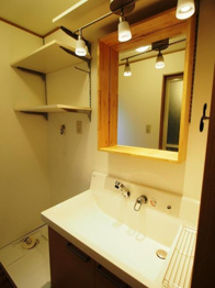 室内洗濯機置き場付きで便利！