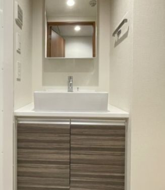 【独立洗面台】 | ウェルスクエアイズム駒込 | 独立洗面台、小物を置くことができて便利です
