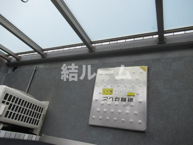 板橋区富士見町の賃貸マンションのバルコニー