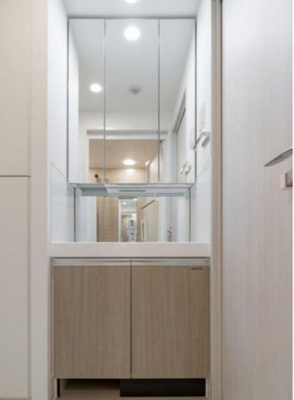 【独立洗面台】 | アジールコート後楽園 | 独立洗面台あり、毎朝おしゃれに忙しい女性の方におすすめです