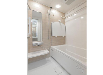 【浴室】 | アジールコート後楽園 | 落ち着いた空間のお風呂です