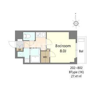 レジデンス大阪城東アペリオの間取り