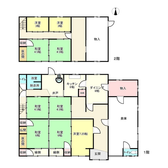 【間取り】 | たつの市御津町岩見/中古戸建
