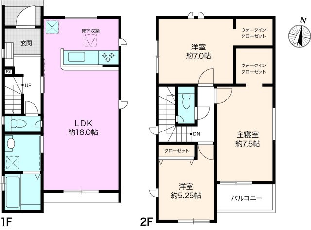 高知市鴨部2棟 1号棟の地図