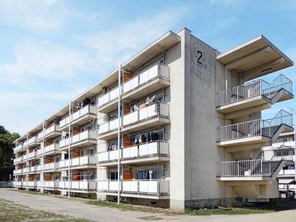 ビレッジハウス木之子1号棟の外観