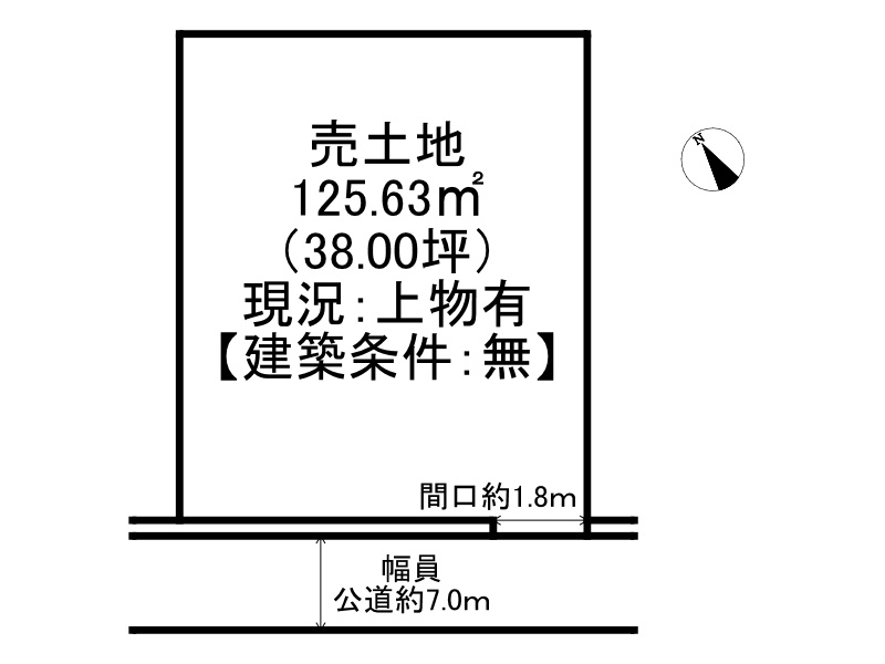 姫路市四郷町東阿保/売土地の土地図