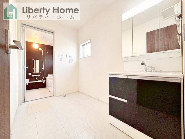 笠間市岩間駅西第3　1号棟　新築戸建の脱衣所