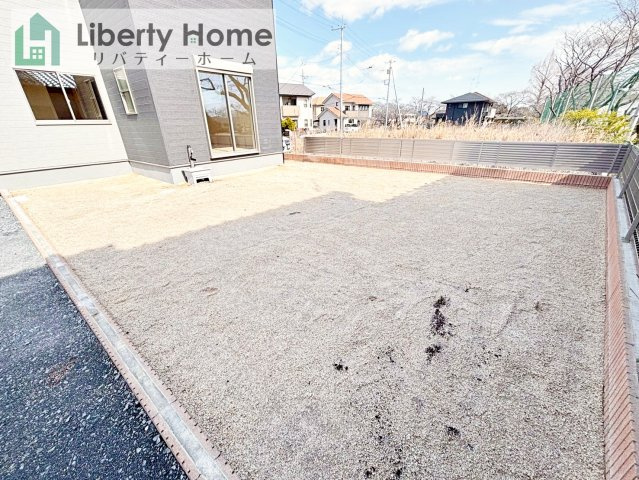 笠間市岩間駅西第3　新築戸建の庭