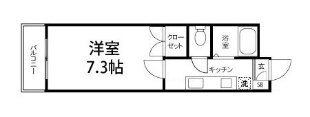 シティコートブラウンA棟の間取り