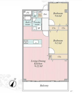 【間取り】 | 稲毛ファミールハイツ19号棟