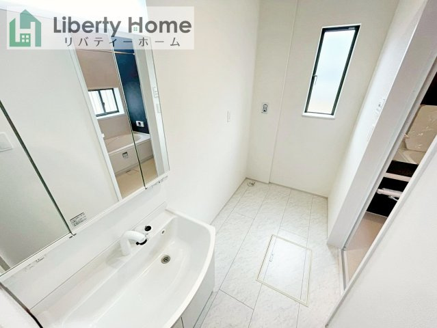 ひたちなか市平磯町　新築戸建の脱衣所