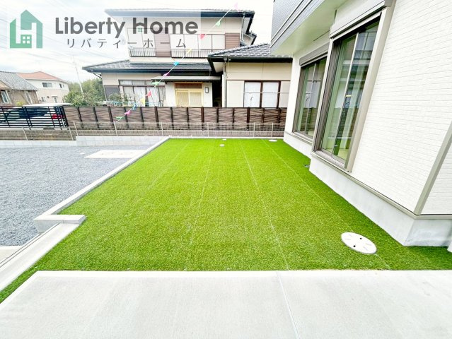 ひたちなか市平磯町　新築戸建の庭