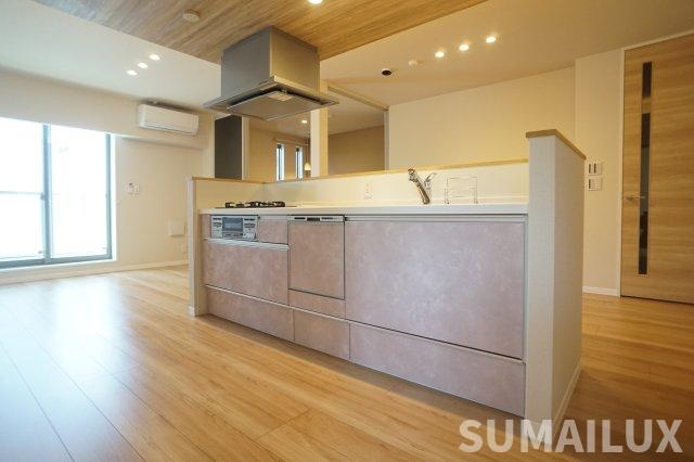 熊本市中央区帯山２丁目の賃貸マンションのキッチン