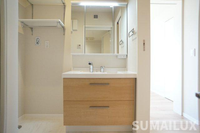 熊本市中央区帯山２丁目の賃貸マンションの独立洗面台