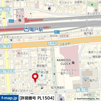 【地図】 | ガーラ・シティ亀戸