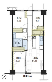 【間取り】 | エクセル津田沼