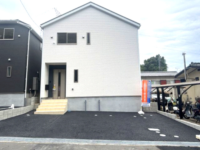 安佐北区口田第2の駐車場|広い駐車スペースです。