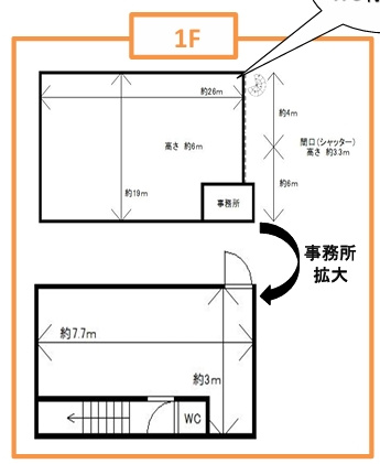 長堂3丁目工場　の間取り