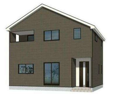 鈴鹿市東磯山第4 新築戸建【全3棟】の外観パース