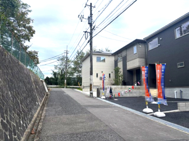 安佐北区口田第2の前面道路含む現地写真