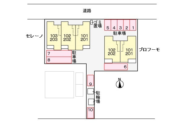 ブロフーモの区画図