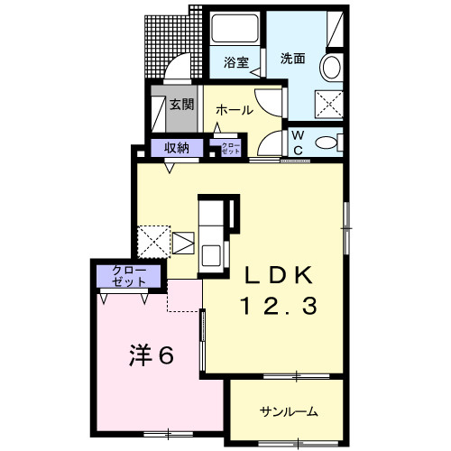 ブロフーモの間取り