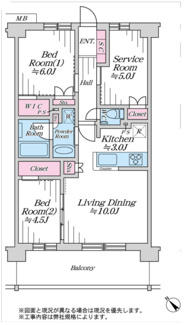 【間取り】 | エクセレントシティ蘇我