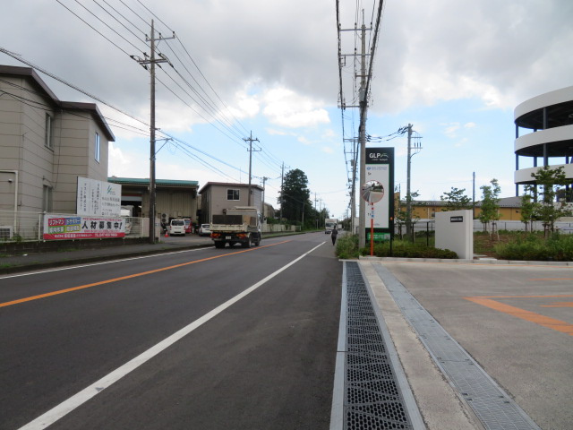 八千代市大和田新田の倉庫の周辺