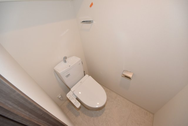 ラピシーヌ南堀江のトイレ|偶数奇数で色が違います