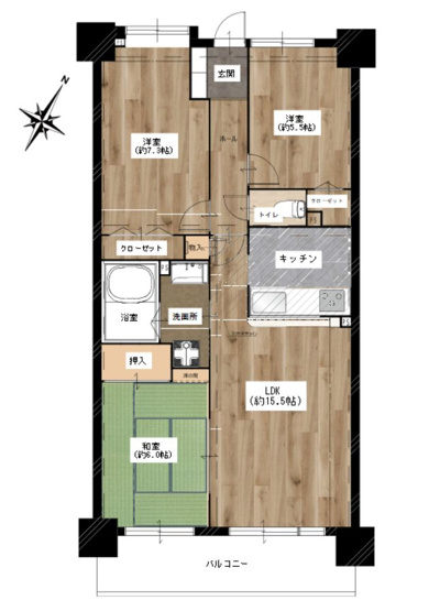 【間取り】 | アーサー春日パークヒルズ