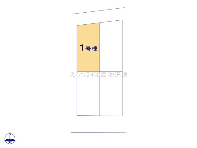 テラシエ西川町1期の区画図