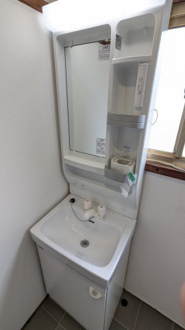 阿左美N戸建の設備|洗面台