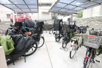 【その他共用部分】 | クレール桃山台 | 自転車通勤にも便利な駐輪場付き♪