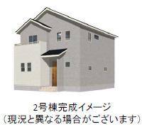 仲介手数料不要　よかタウンBloom大津町大字町10期【大津南小・大津中】の外観パース|外観パースです