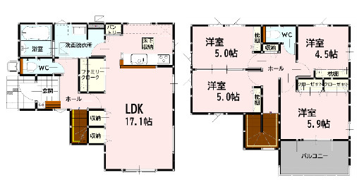 仲介手数料不要　よかタウン東区花立６丁目４期【桜木東小・桜木中】