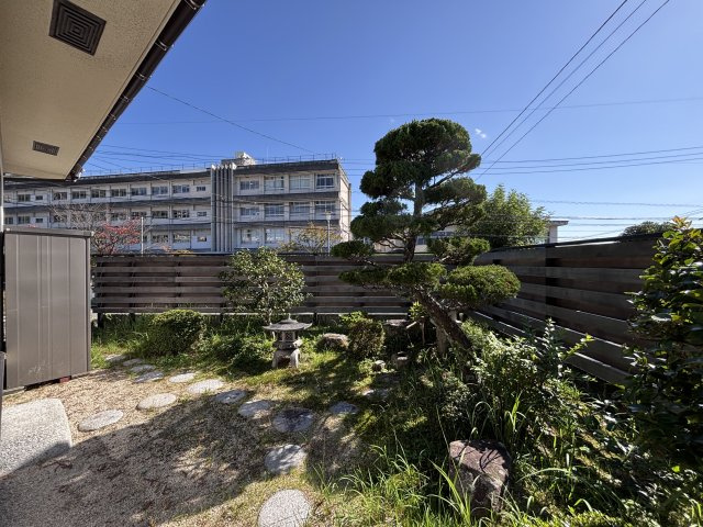 中古戸建　　あさひが丘７丁目の庭