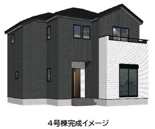 仲介手数料不要　よかタウン東区花立６丁目４期【桜木東小・桜木中】の外観パース|外観パースです