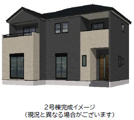 仲介手数料不要　よかタウンBloom北区植木町一木４期【植木小・五霊中】の外観パース|外観パースです