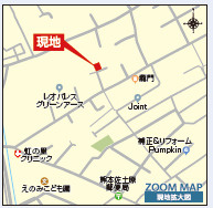 仲介手数料不要　ブルーミングガーデン東区榎町【東町小・東町中】の地図