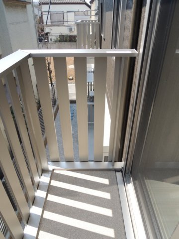 クレア富士見台のバルコニー