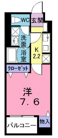 ディア　コート　並木の間取り
