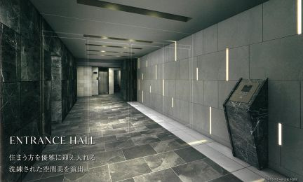 プレサンス松屋町ヴィゴラスのセキュリティ|プレサンス松屋町ヴィゴラス　エントランス