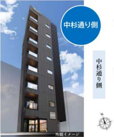 【外観パース】 | 阿佐ヶ谷駅4分 THE CITY阿佐ヶ谷II 4階 12.69坪 新築