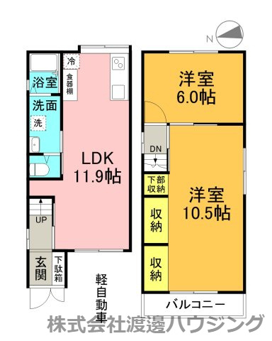 宮野町一戸建の間取り