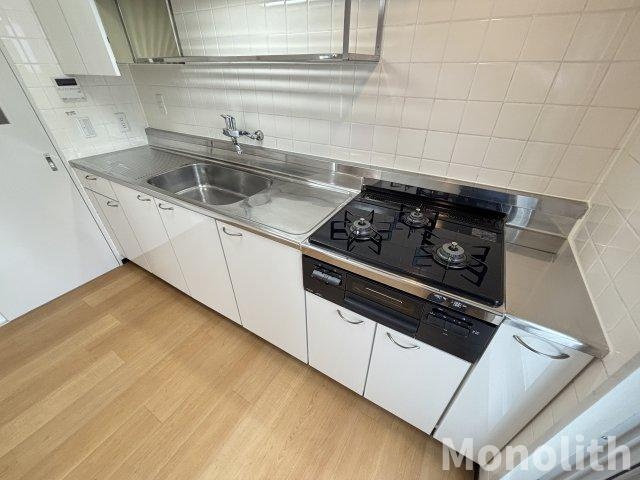 いぶき野3丁目7号棟のキッチン