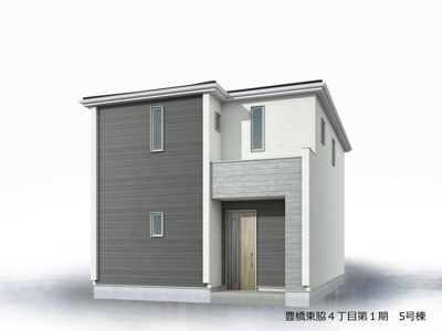 【外観パース】 | 豊橋市東脇4丁目 新築一戸建て 5号棟 | 外観パースです